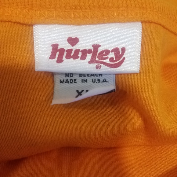 AWESOME HURLEY WOMAN'S TSHIRT XL. YELLOW/ORANGE. - Picture 8 of 9